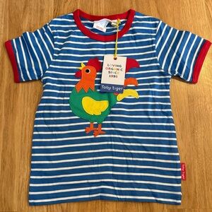 Blue Striped Kids Shirt